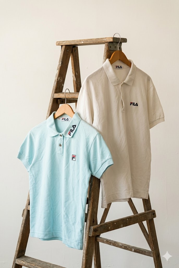 90's FILA Vintage Short Sleeve Polo Shirt x2点