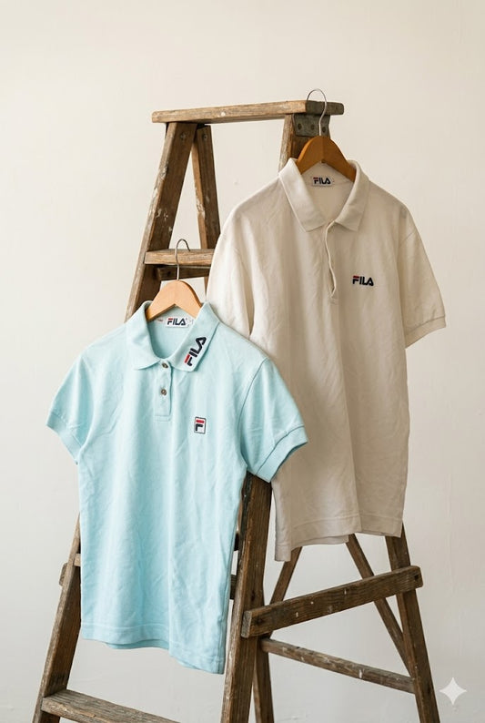 90's FILA Vintage Short Sleeve Polo Shirt x2点