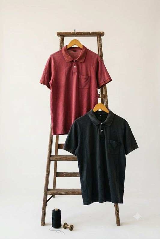 mont-bell Vintage Short Sleeve Polo Shirt x2