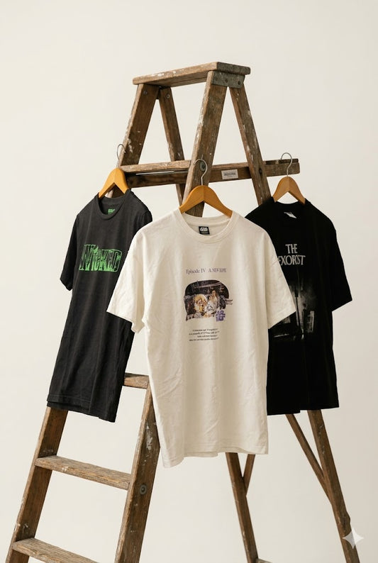 Men's Foreign Movie T-Shirt x3点