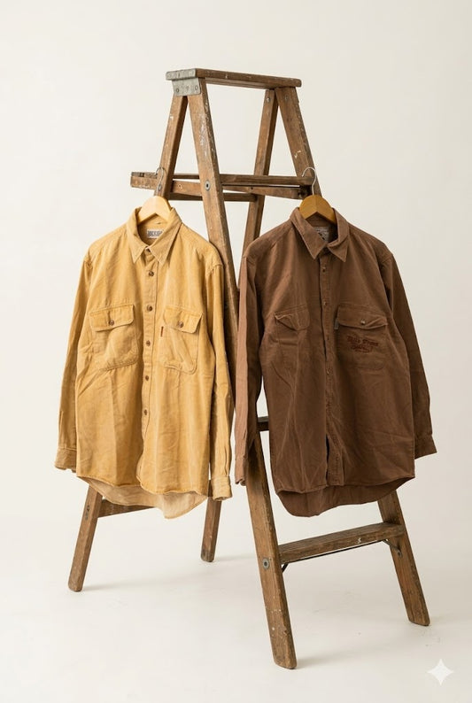 Men's Vintage Work Shirt x2点