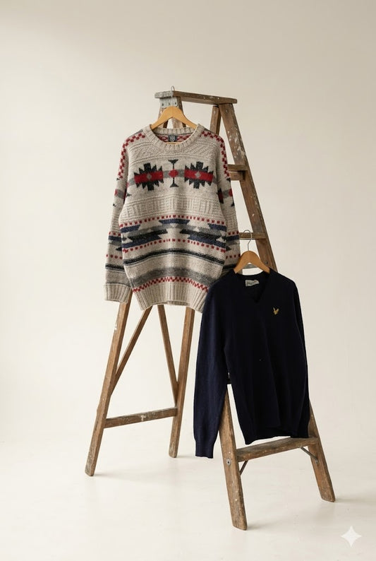 Made In Scotland Men's Vintage Knitwear x2点