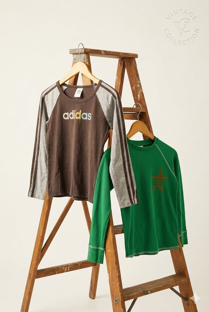 adidas Y2K Style Long Sleeve T-Shirt x2点