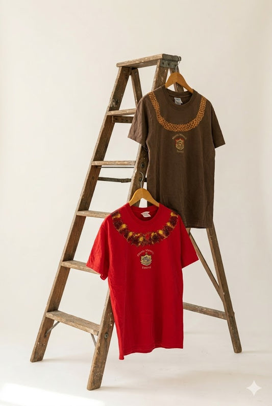 Made In USA Hawaii Merrie Monarch Festival 2001 & 2002 T-Shirt x2点