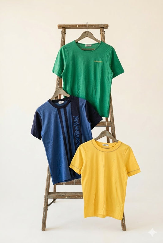 Yves Saint Laurent Short Sleeve T-Shirt x5点