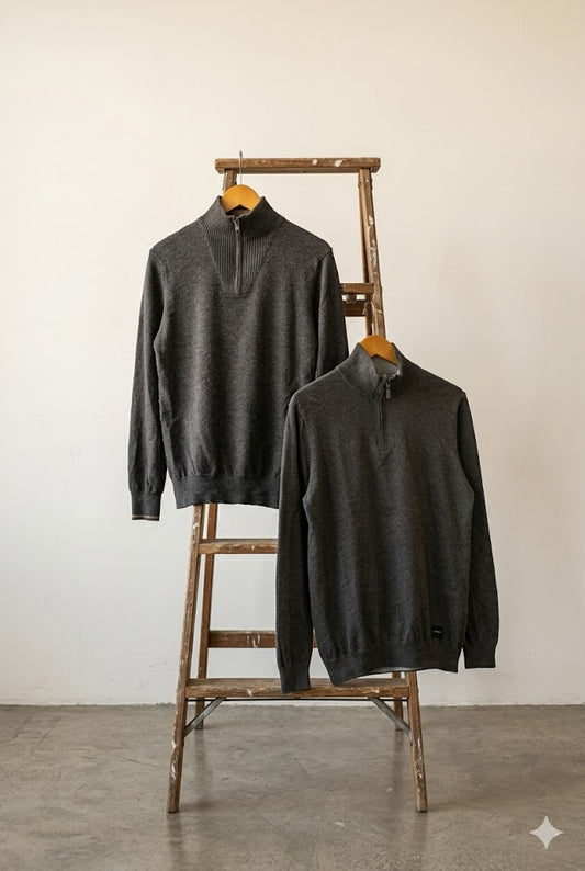 Paul Smith & Calvin Klein Half Zip Knit x2点