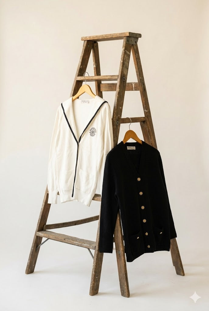 Made In UK Burberrys Gold Button Cardigan x2点