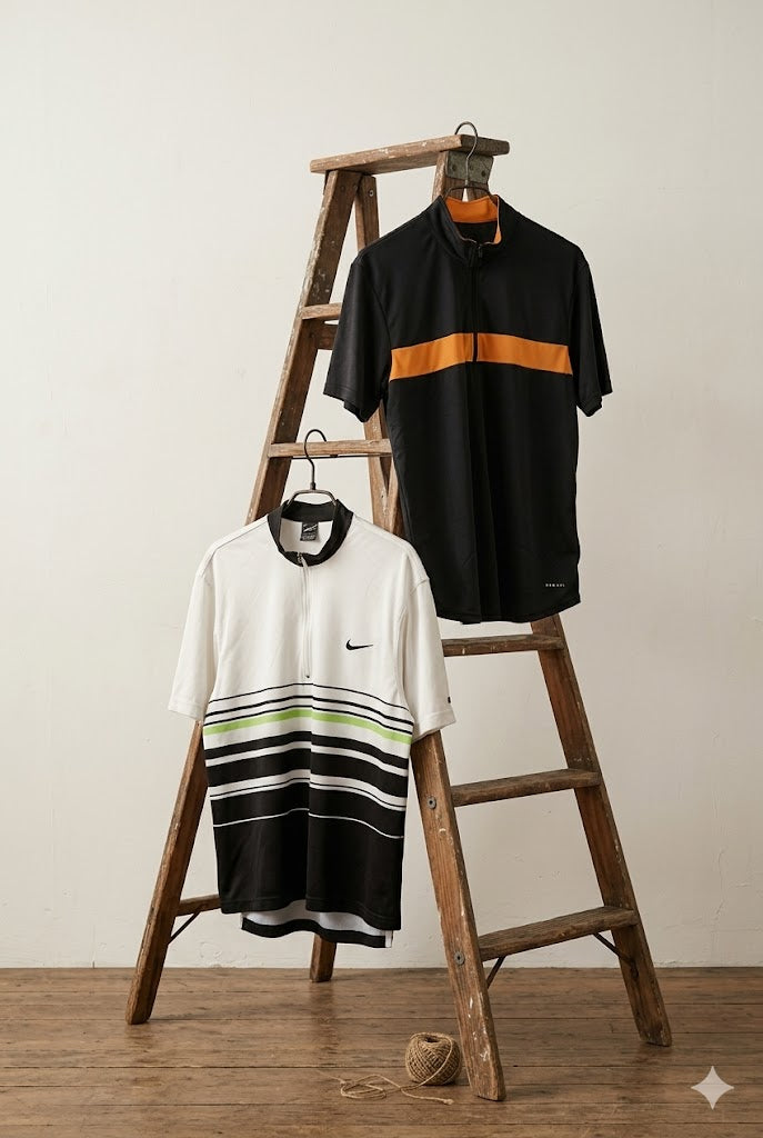 90's Made In USA Old Nike Half Zip T-Shirt x2点