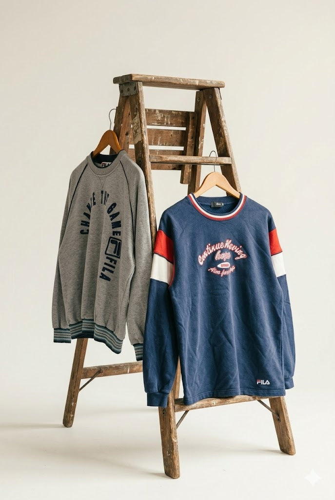90's FILA Vintage Sweatshirt x2点