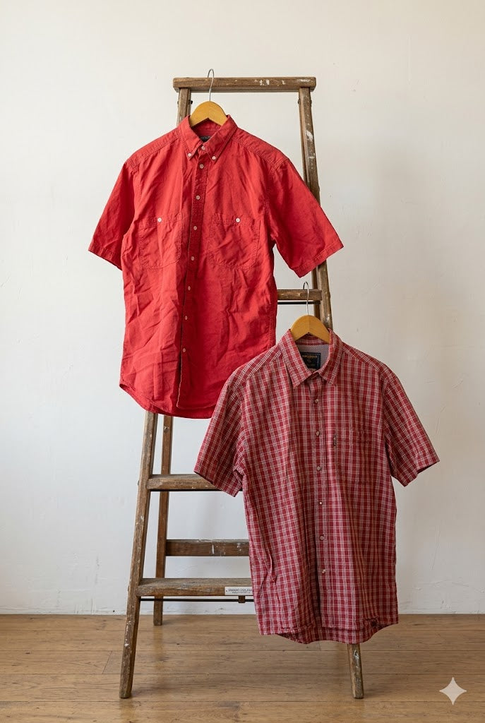80-90's WOOLRICH Short Sleeve Shirt x2点