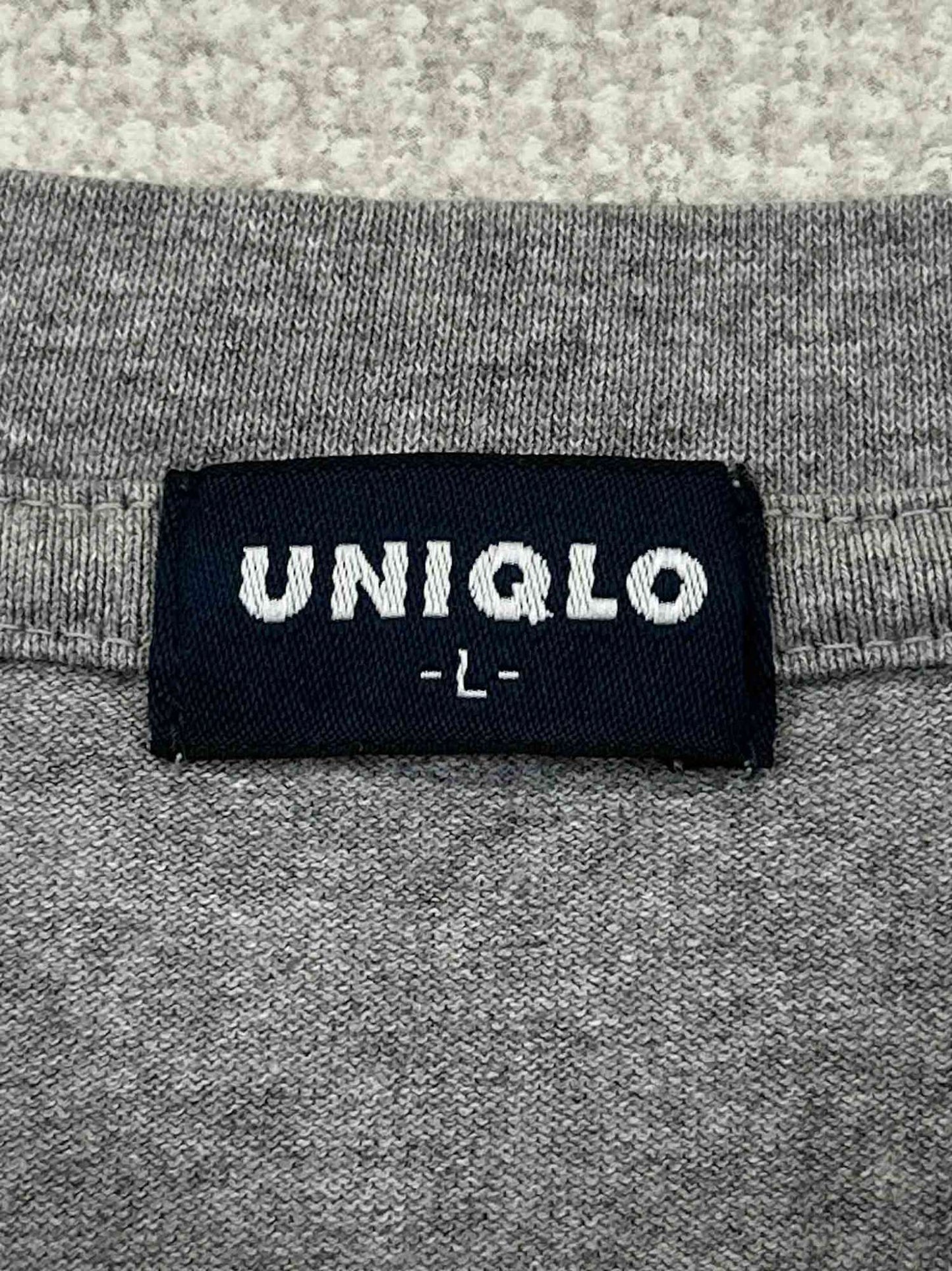 old UNIQLO gray T-shirt