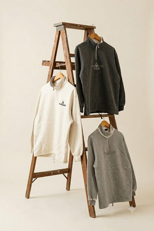 90-00's Le Coq Sportif Half-Zip Sweatshirt x4点