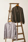 Men's Vintage Silk & Linen MA-1 Style Zip Jacket x2点