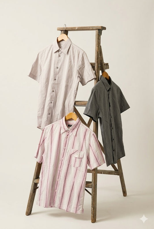 Calvin Klein Men's Short Sleeve Shirt x4点