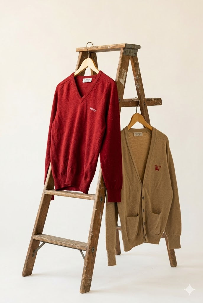 90's Vintage Burberrys Knit x2点