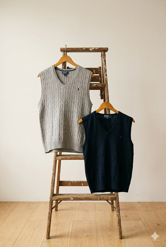 Polo Ralph Lauren Cotton 100% Knit Vest x2点
