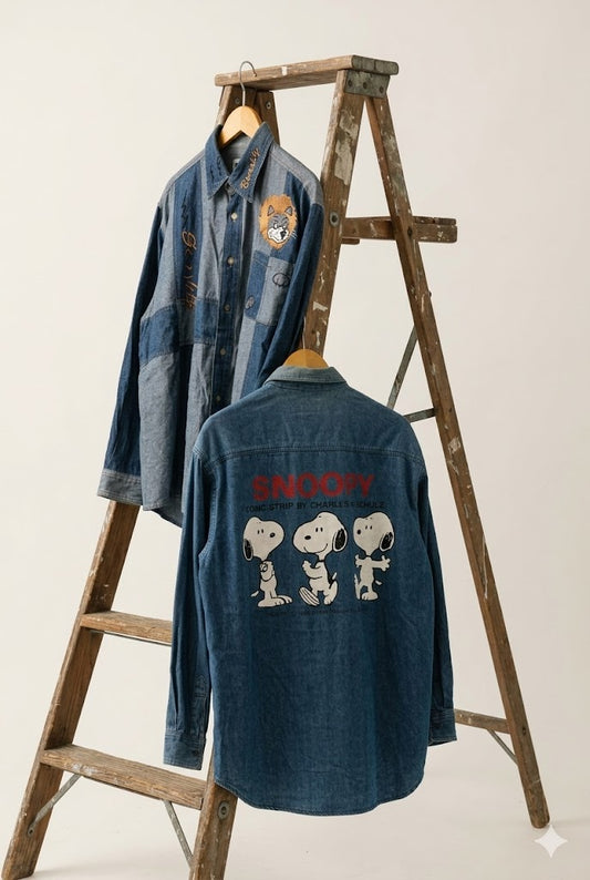Character Design Denim Shirt x2点
