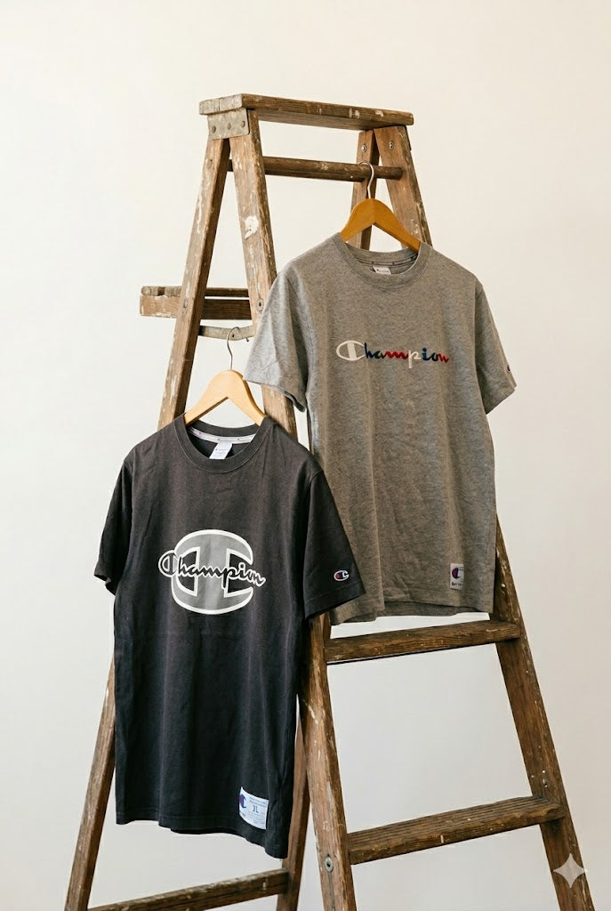 90's Champion Logo T-Shirt x2点
