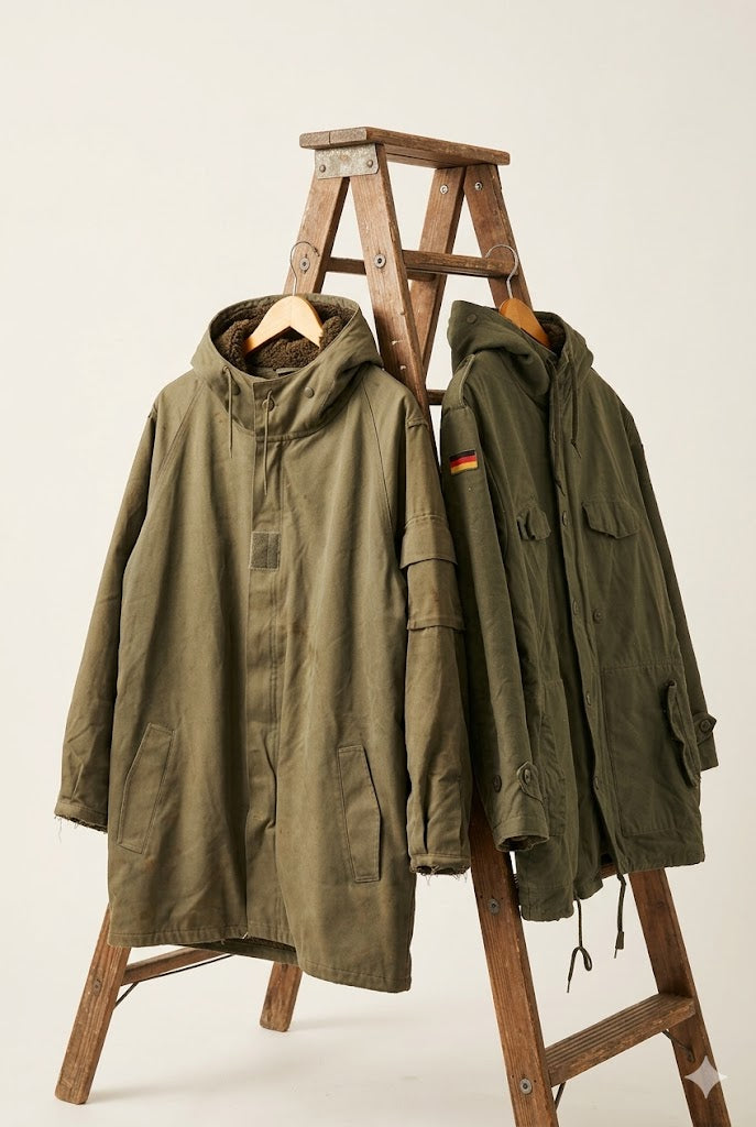 1989 French Army M-64 & 2008 German Army Field Parka x2点