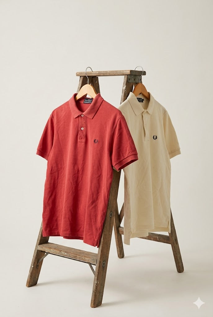 80-90's Made In Japan FRED PERRY Short Sleeve Polo Shirt x2点