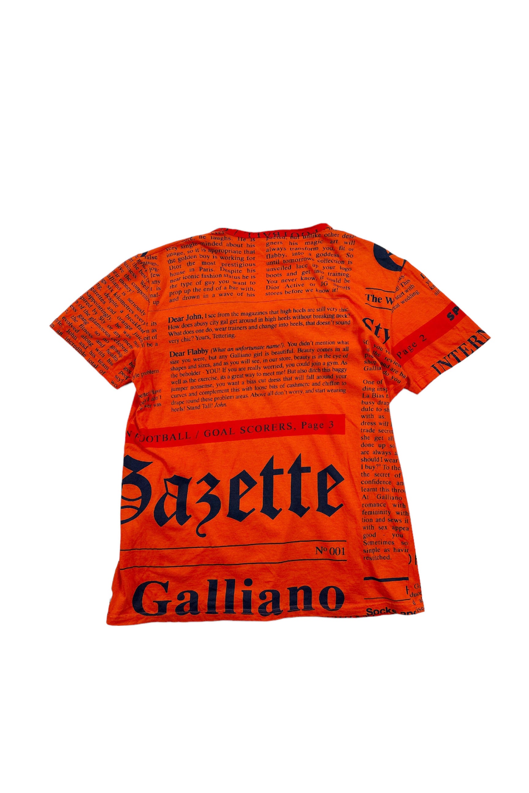 90's Made in ITALY John Galliano T-shirt – ReSCOUNT STORE