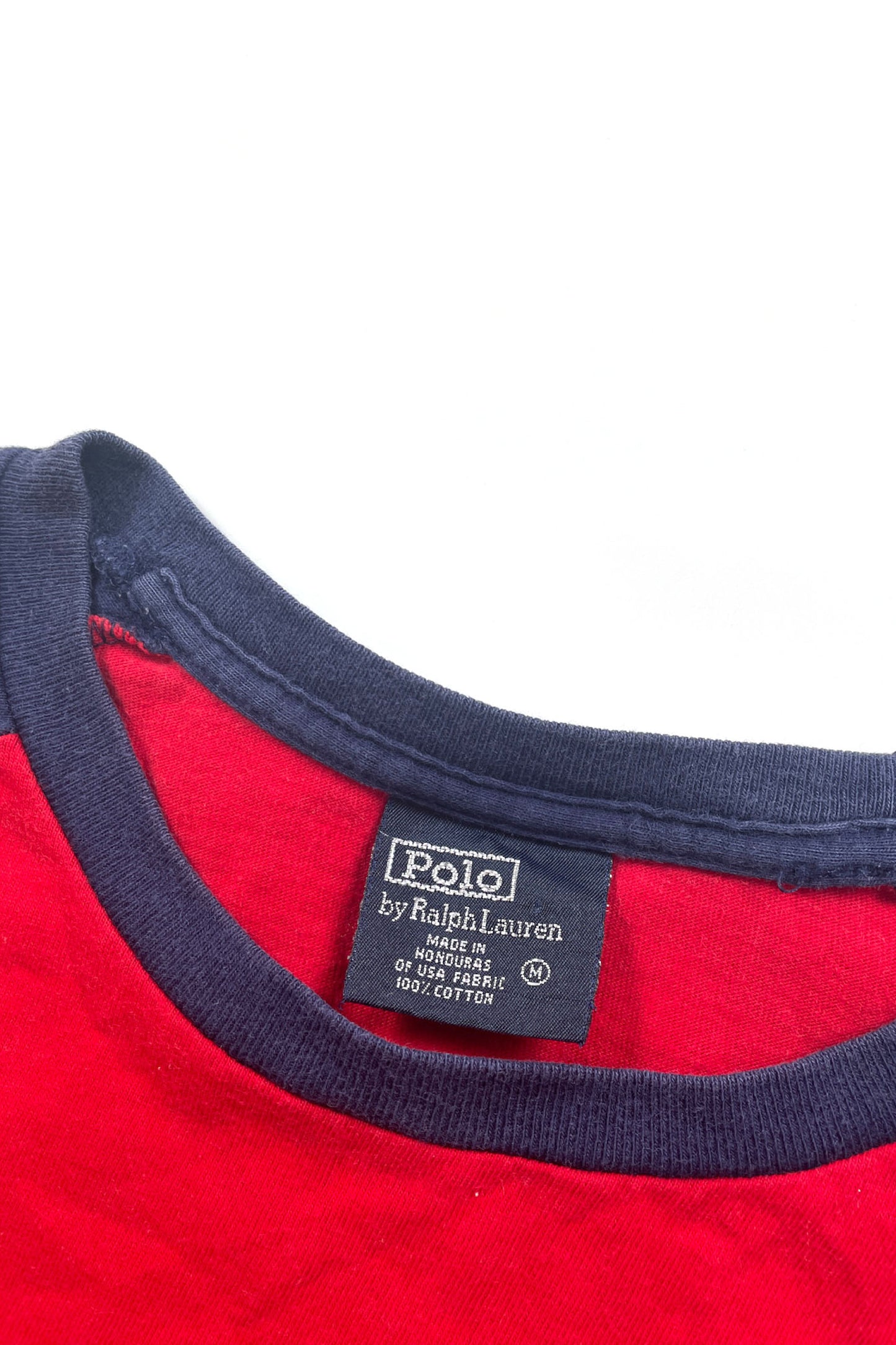 90's Polo by Ralph Lauren T-shirt red/navy