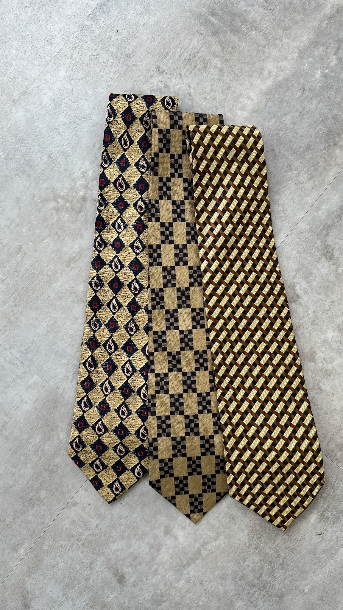 Geometric Design Tie x3点