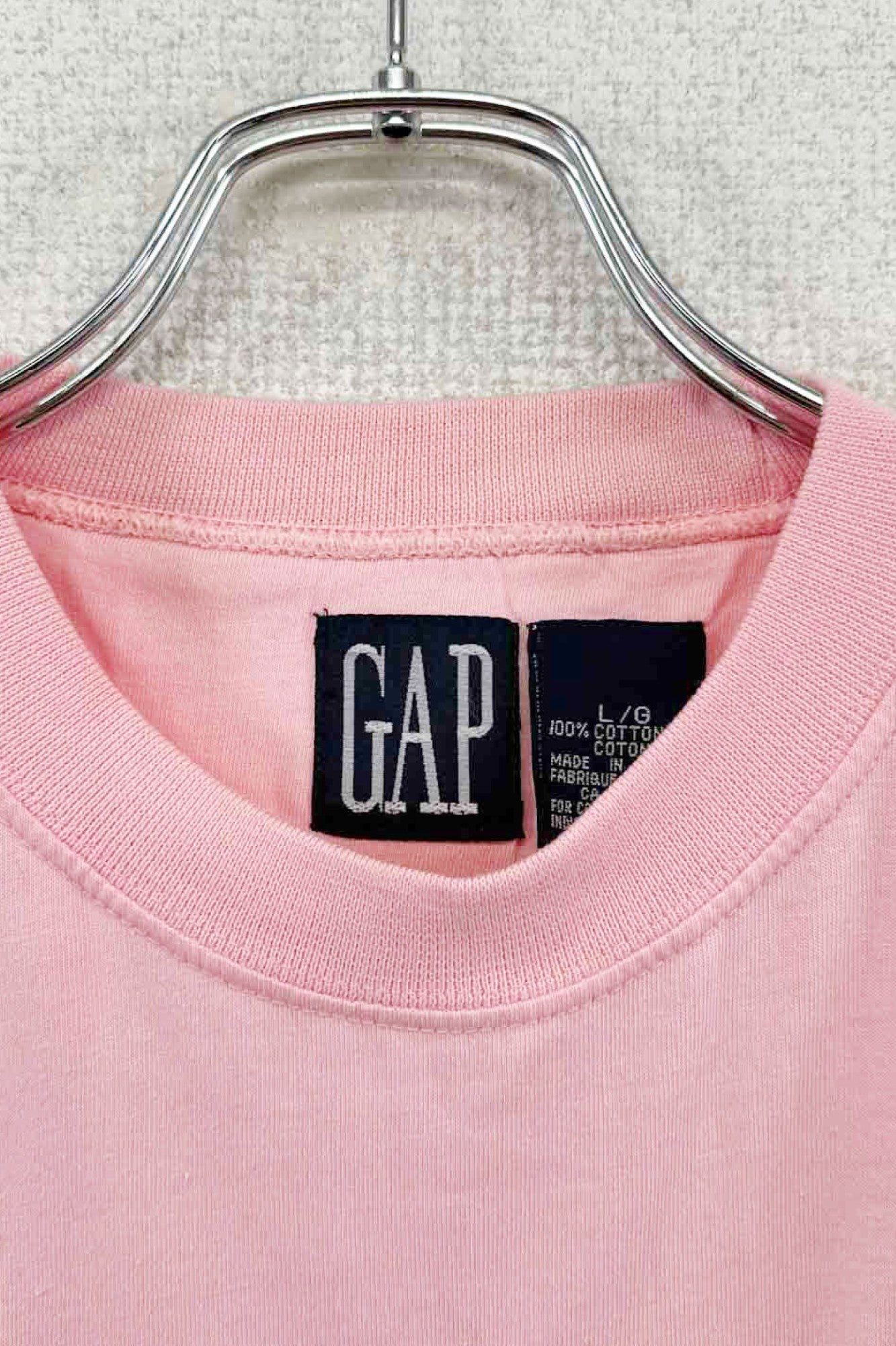 90年代老款GAP粉色T恤