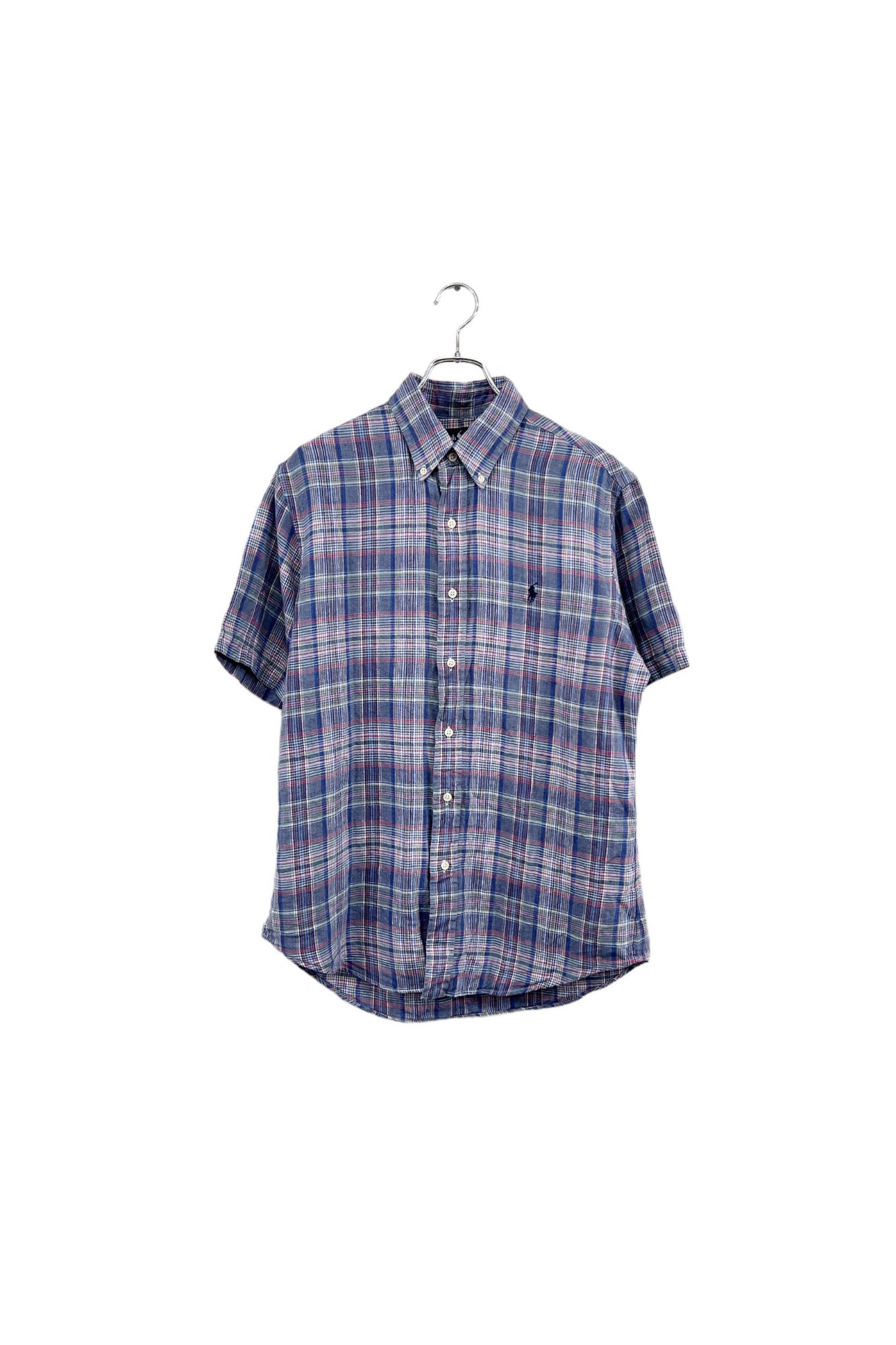 90 年代 Ralph Lauren 亚麻格纹衬衫