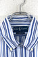 90's Ralph Lauren blue striped shirt