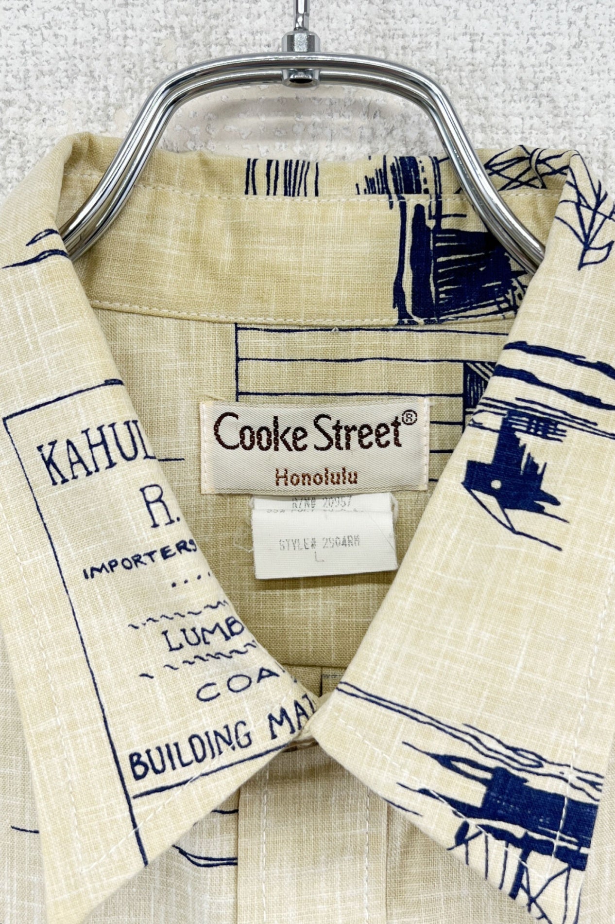 美国制造库克街檀香山阿罗哈衬衫