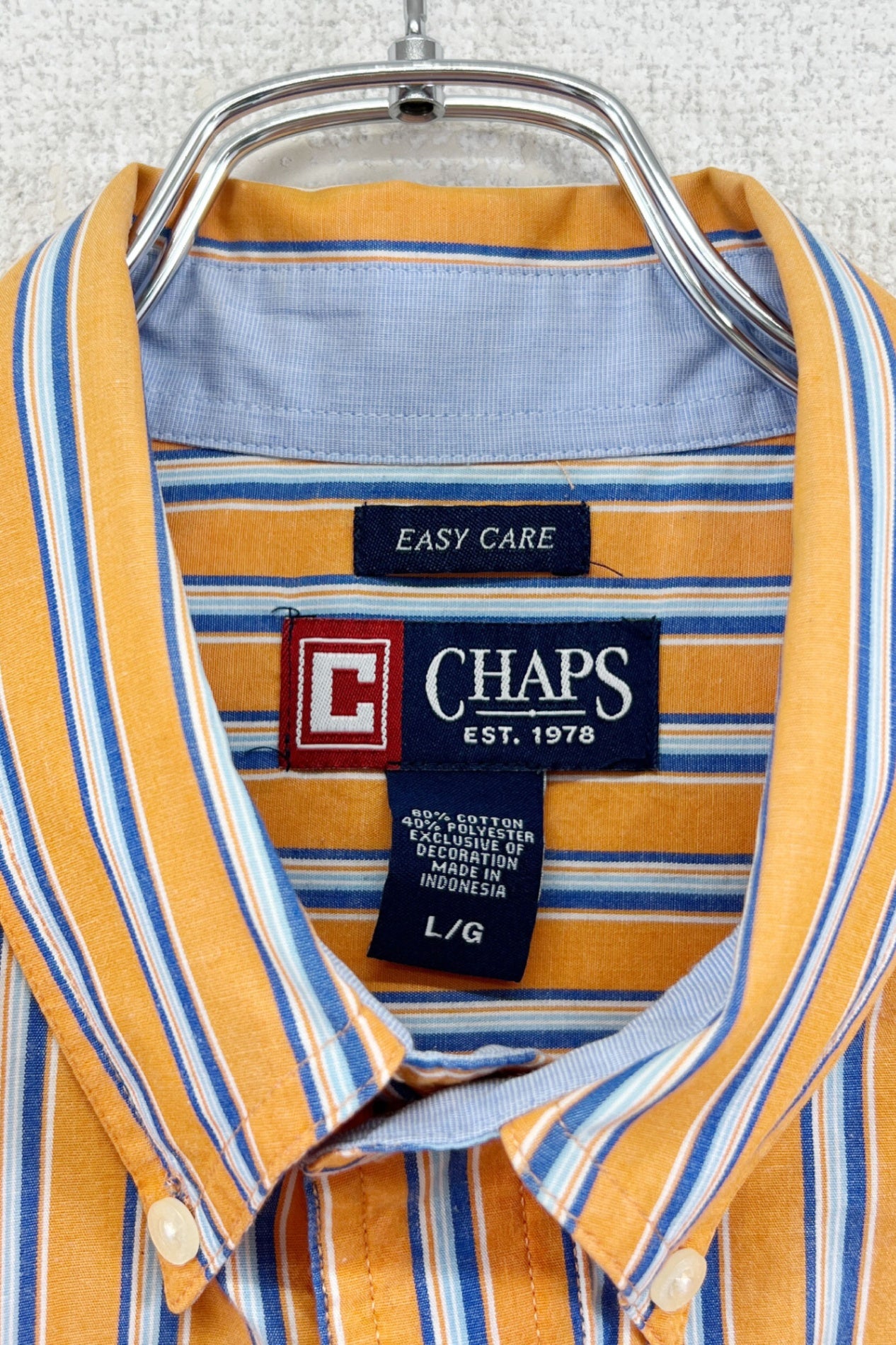 90 年代 CHAPS Raiph Lauren 条纹衬衫