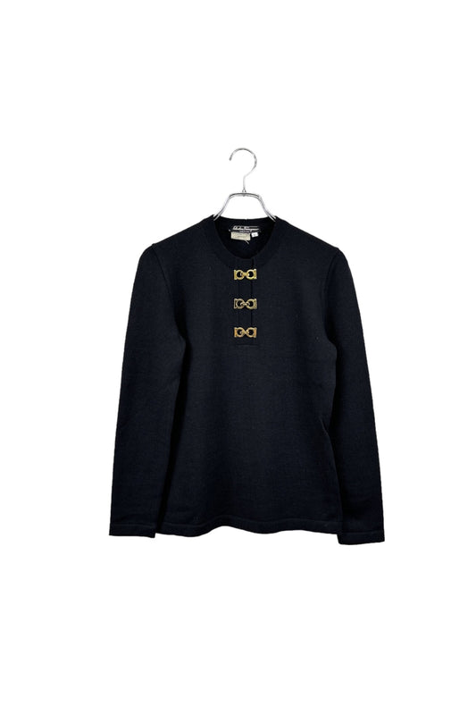 90's Made in Italy Salvatore Ferragamo knit sweater