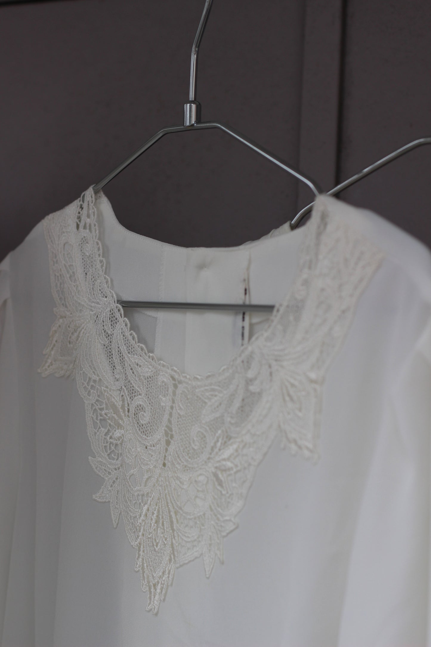 Vintage White Lace Embroidery Long Sleeve Blouse x10点