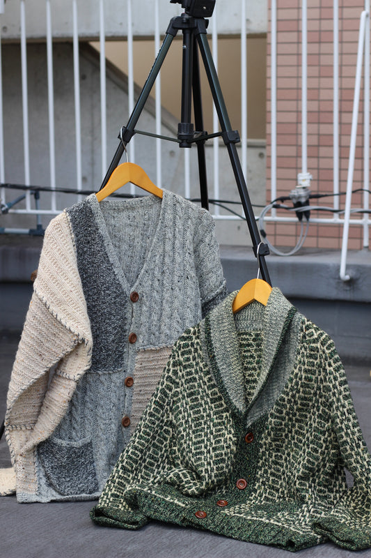 Men's Vintage Design Cardigan x2点