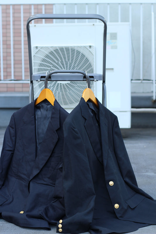 Men's American Traditional Style Gold Button Tailored Jacket x2点