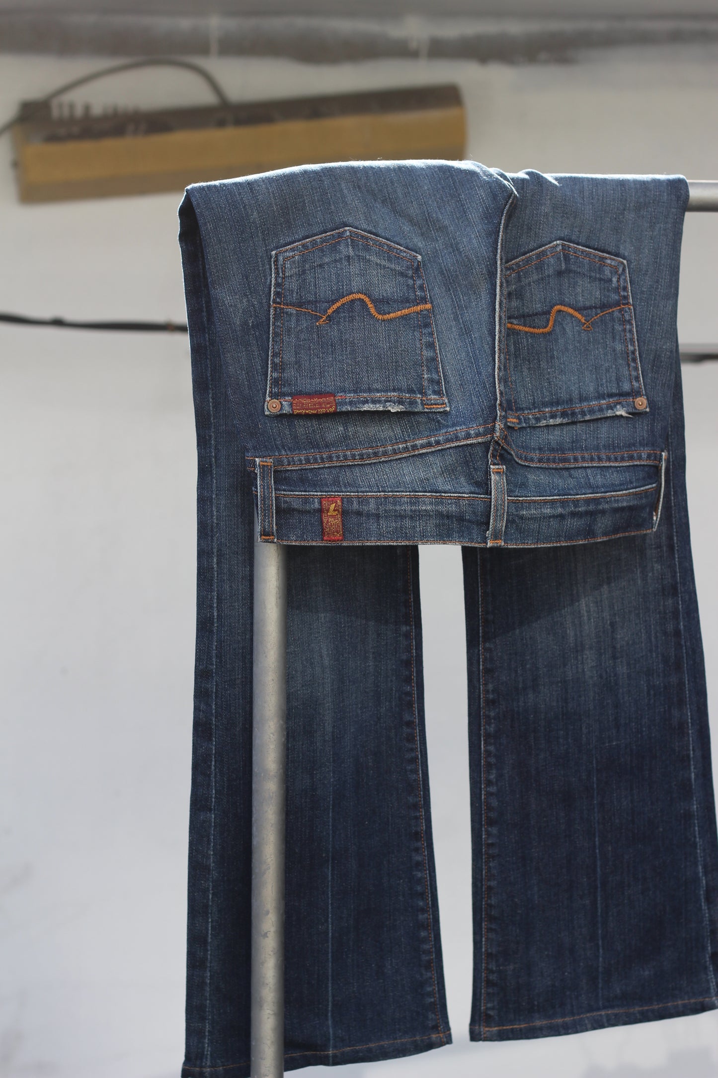 Women's Y2K Style Flared Denim Pants x4点