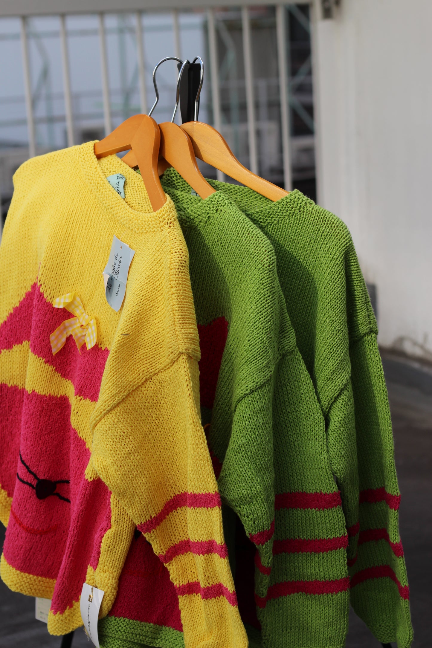 Women's Vintage Made In Italy Vivid Design Knitwear x3点