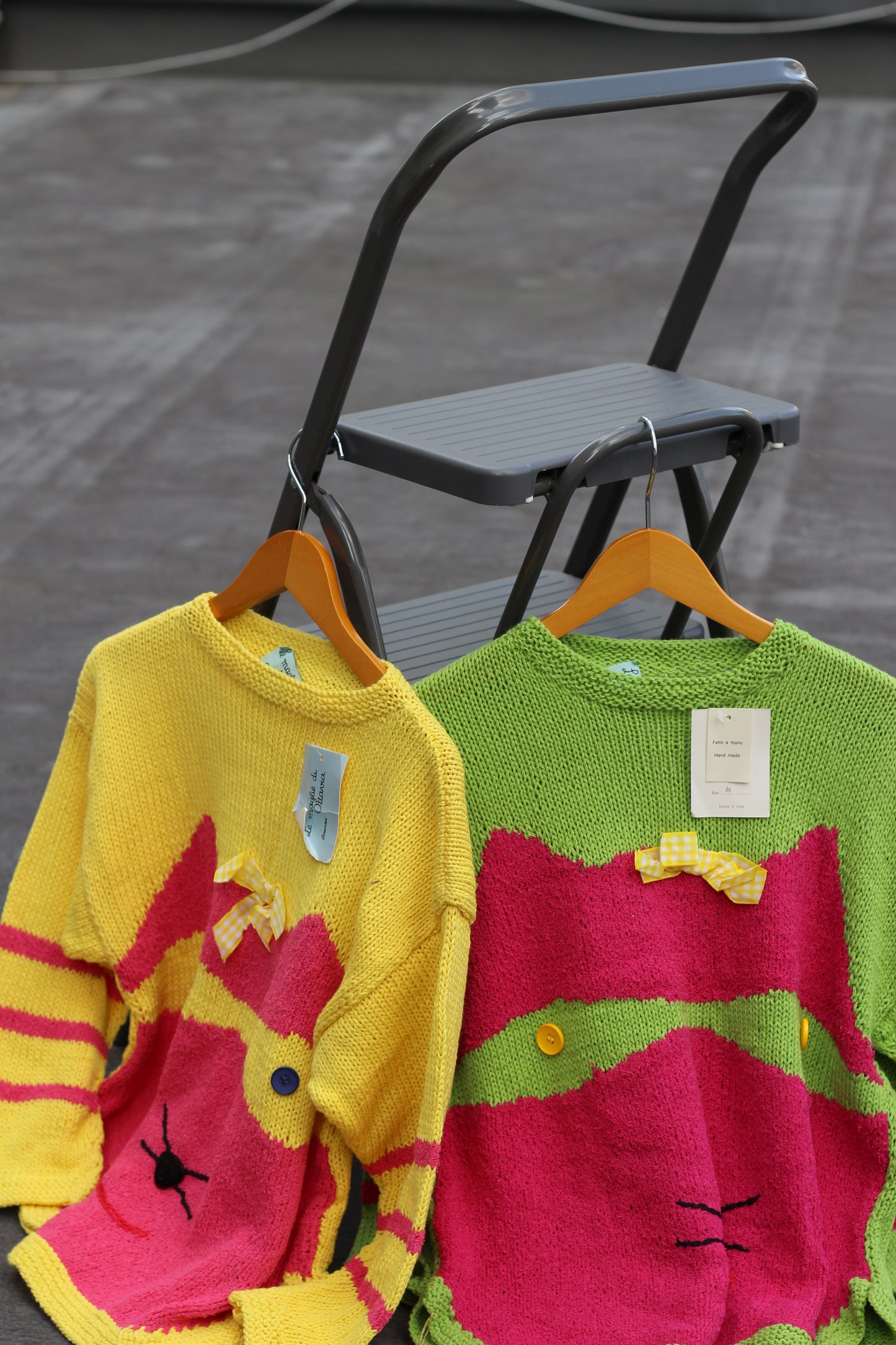 Women's Vintage Made In Italy Vivid Design Knitwear x3点