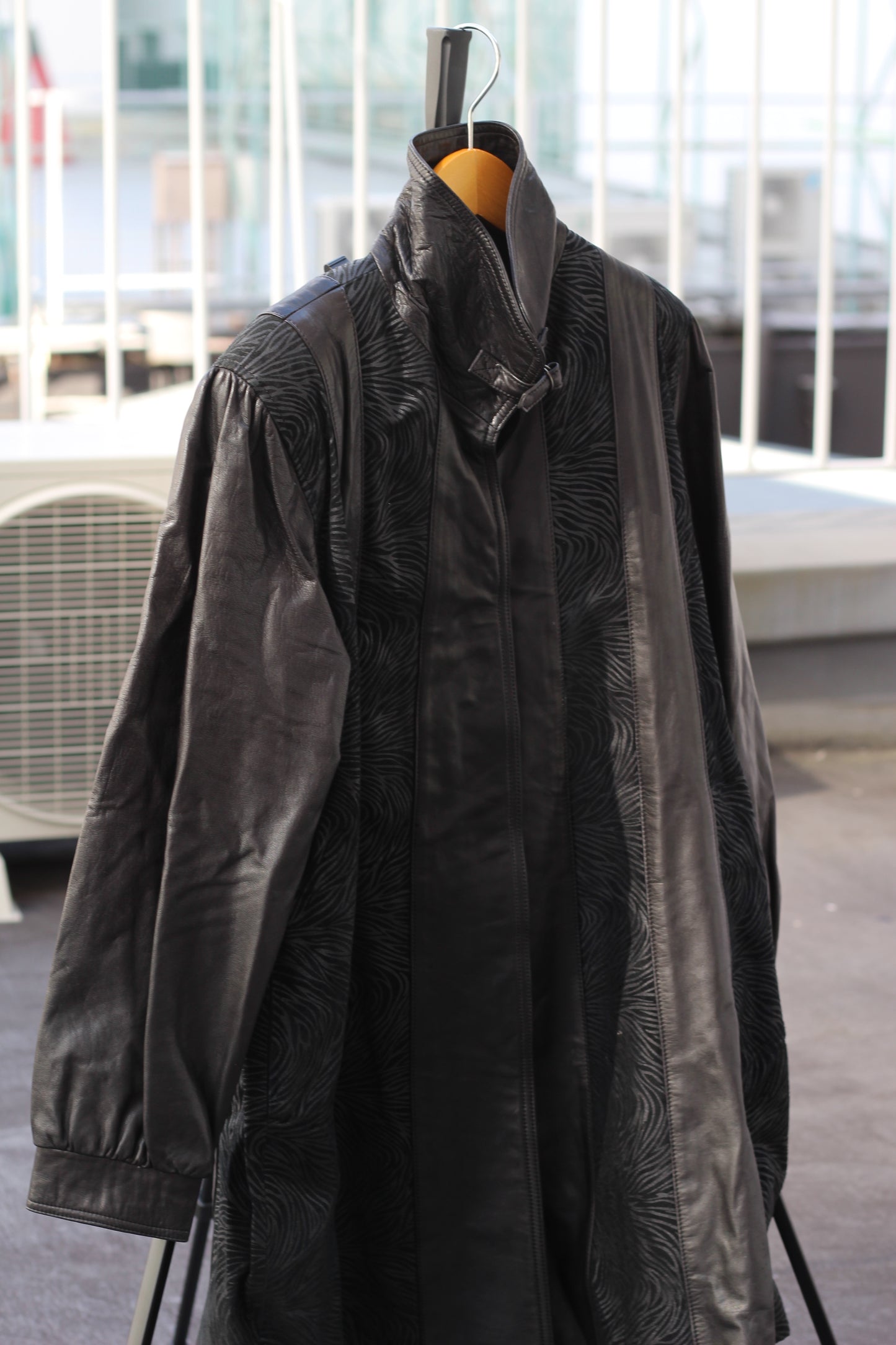 Women's Vintage Leather Coat x3点