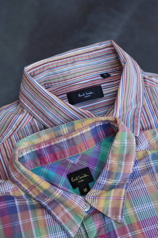 Paul Smith Check & Stripe Long Sleeve Shirt x2点