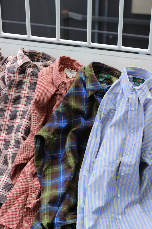 90's 00's New Vintage J.Crew Long Sleeve Shirt x6点