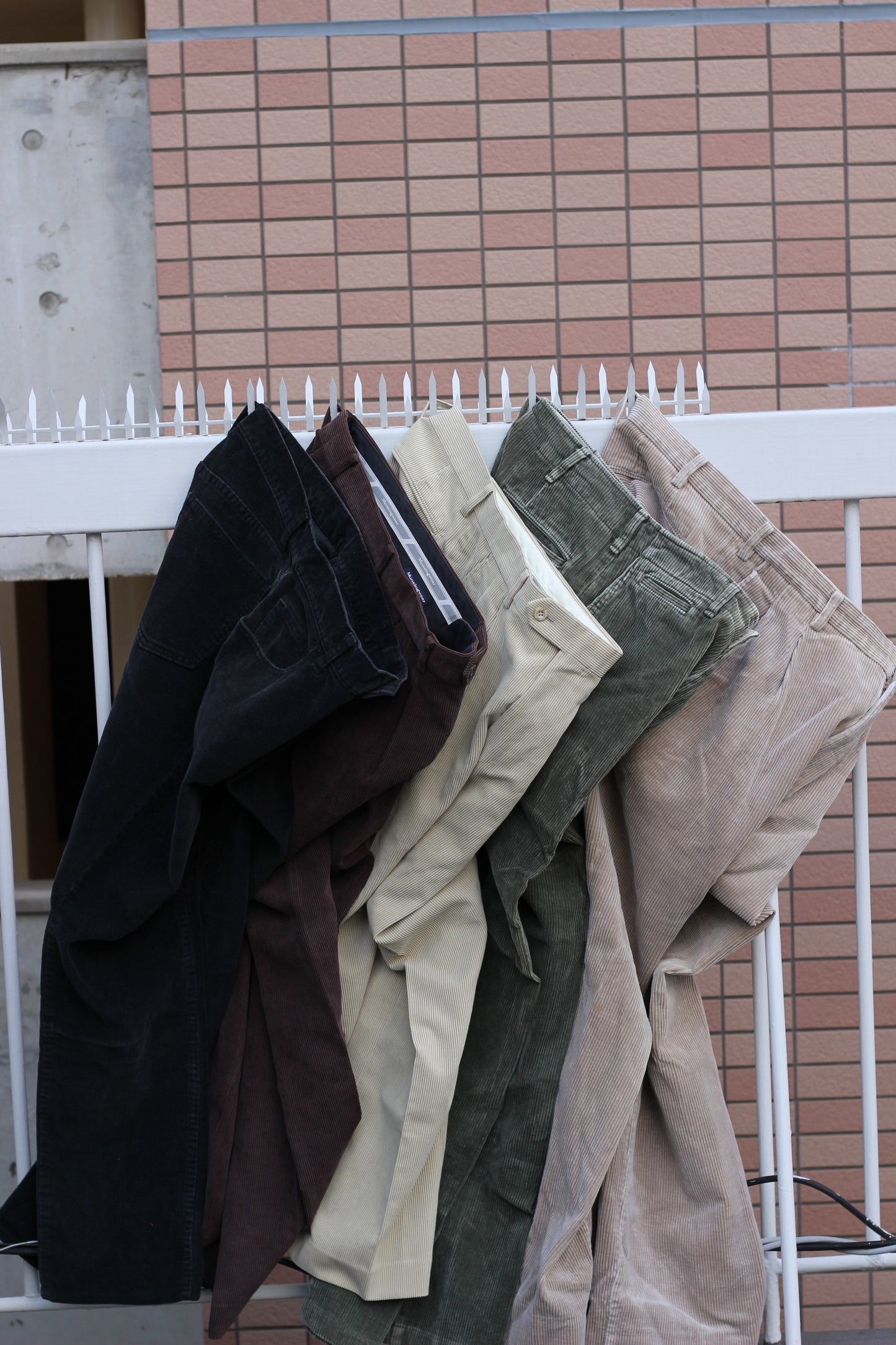 Men's corduroy pants x5点