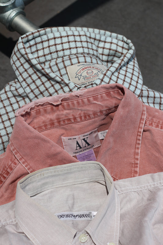 ARMANI Long Sleeve Shirt x3点