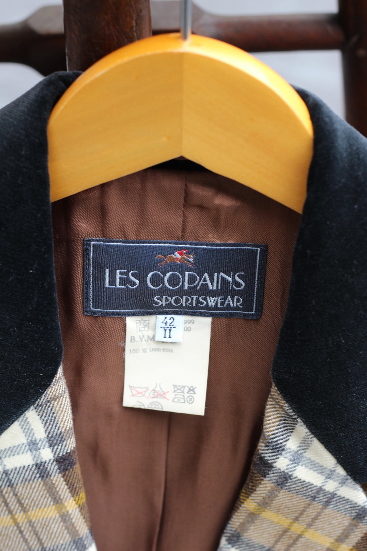 Women's Vintage Made In Italy & Poland Check Jacket x2点