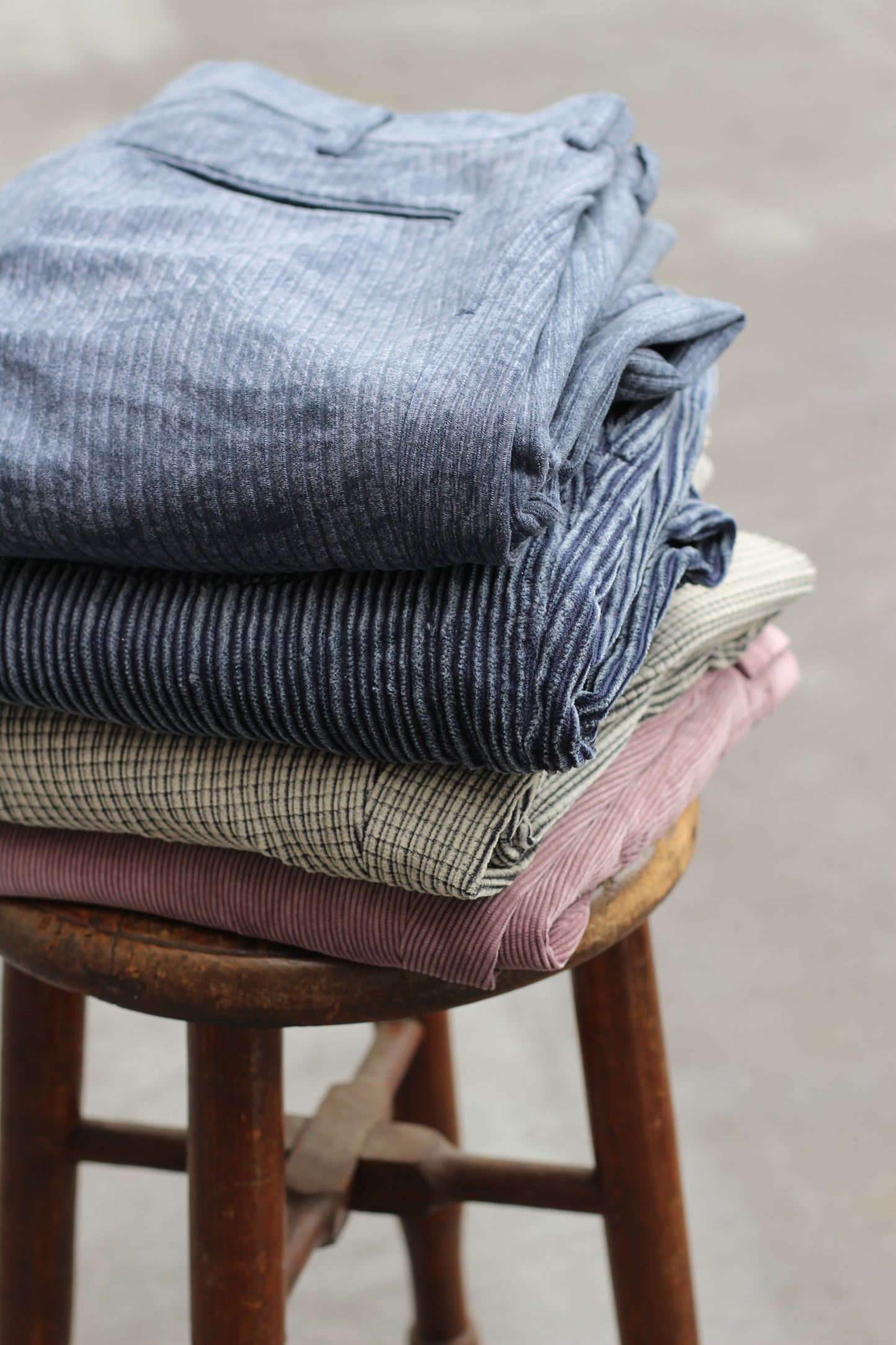 Men's Corduroy Wide Bottoms x4点