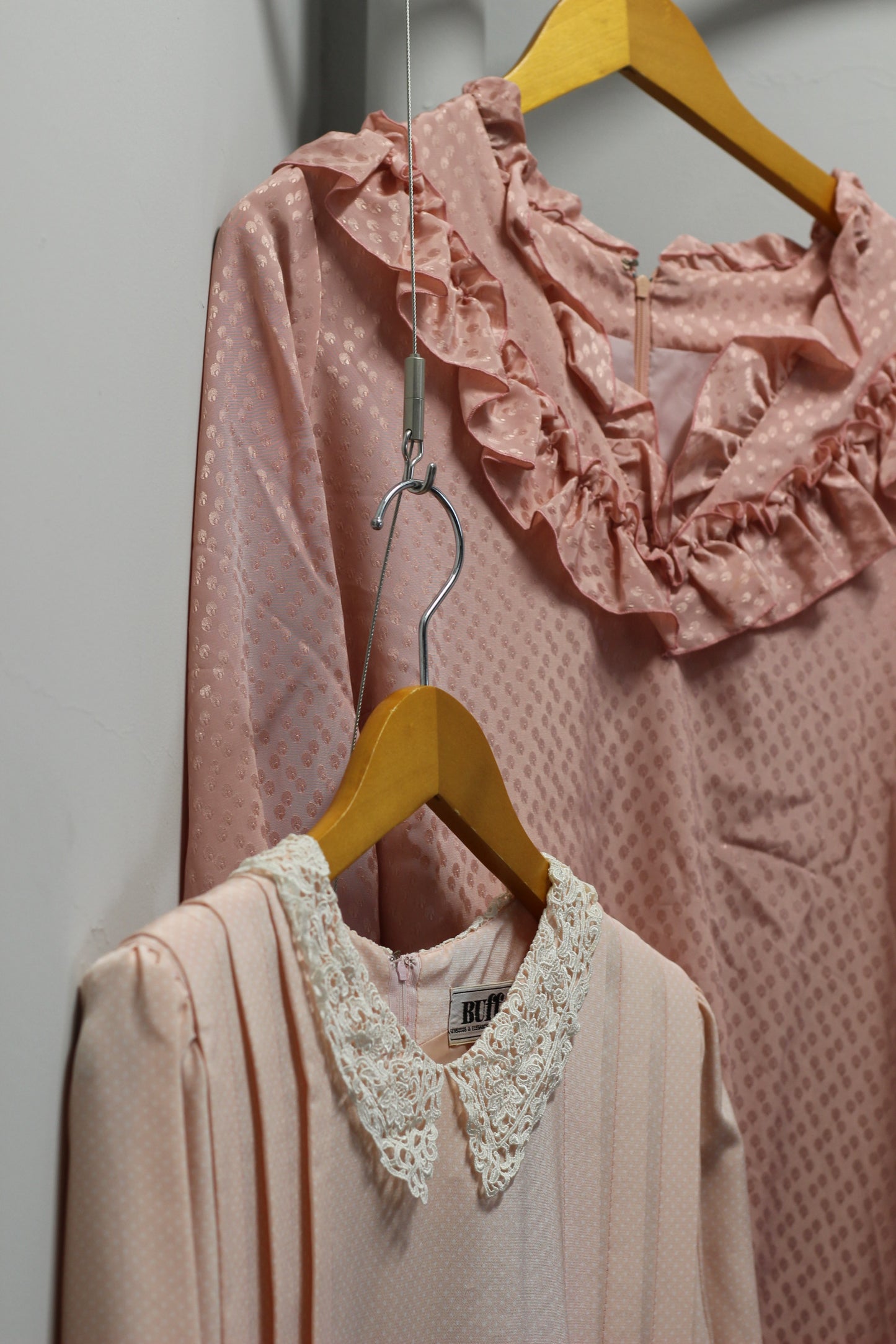 Vintage Girly Design Long Sleeve One-Piece x4点