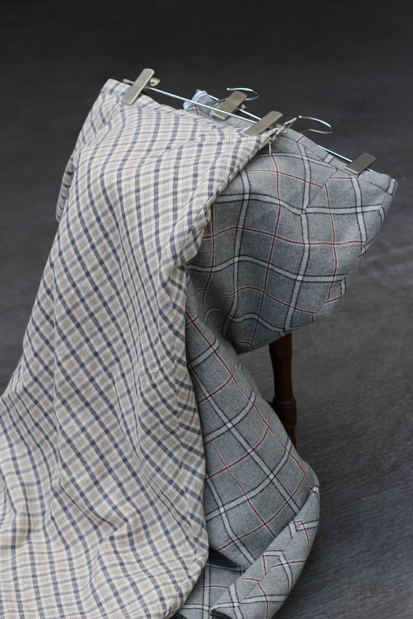 Vintage Checked Long Skirt x6点