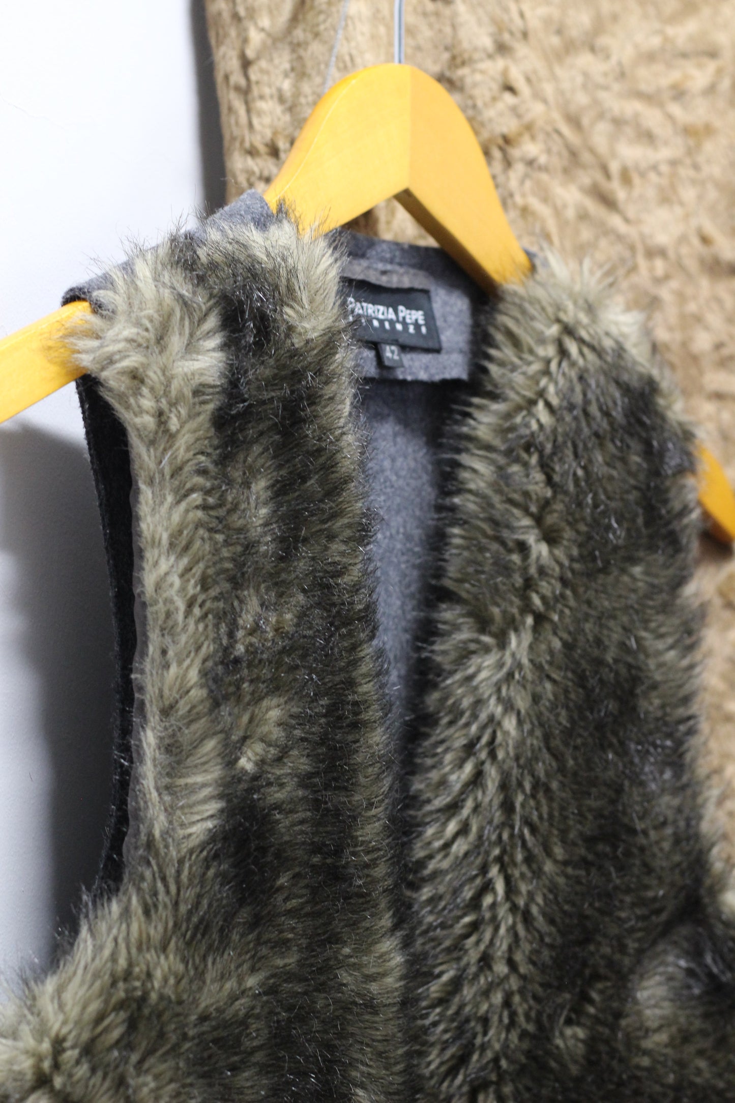 Vintage Fur Vest & One-Piece x2点