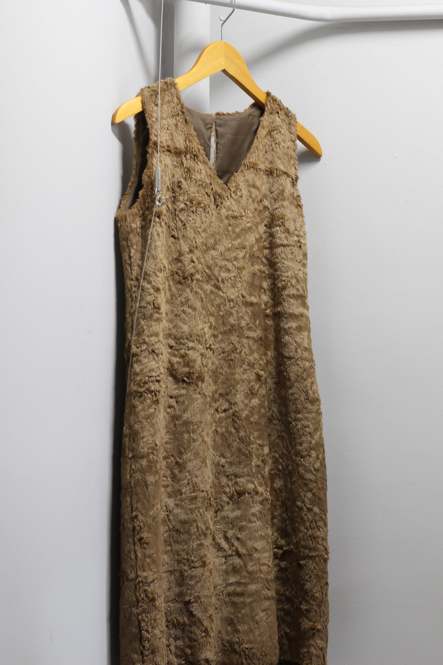 Vintage Fur Vest & One-Piece x2点